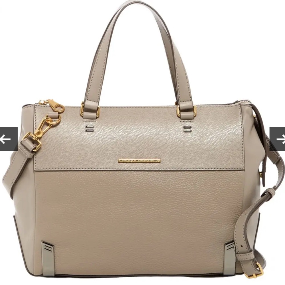 Marc Jacobs Marc Sheltered Island Satchel In  Cement